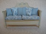 FRENCH BENCH - BLUE